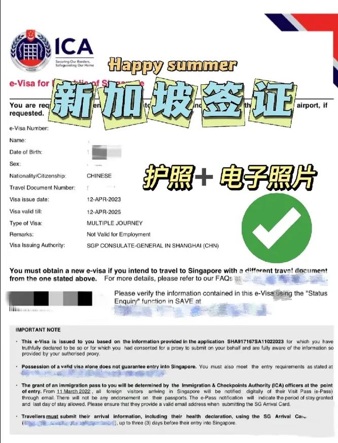 新加坡电子签证
