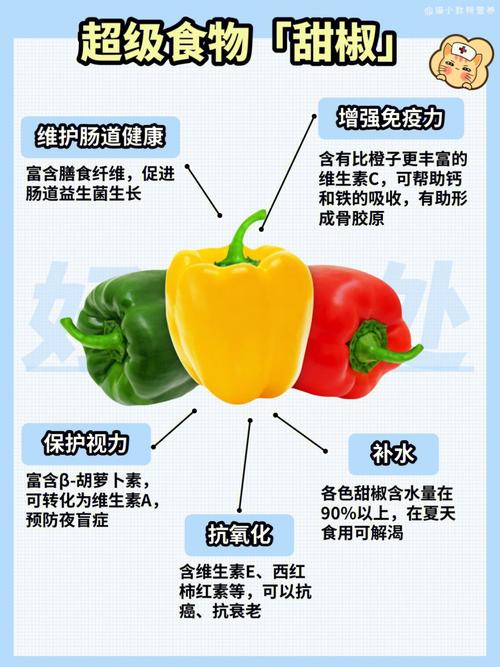 青椒的营养价值与功效的相关图片